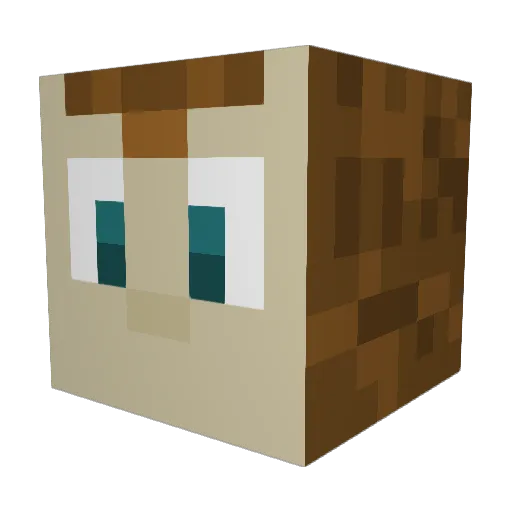 AlistarTheFirst Minecraft avatar head, 3D render