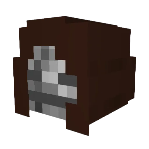 Alister007 Minecraft avatar head, 3D render