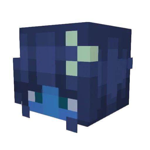 Aliswonderland Minecraft avatar head, 3D render