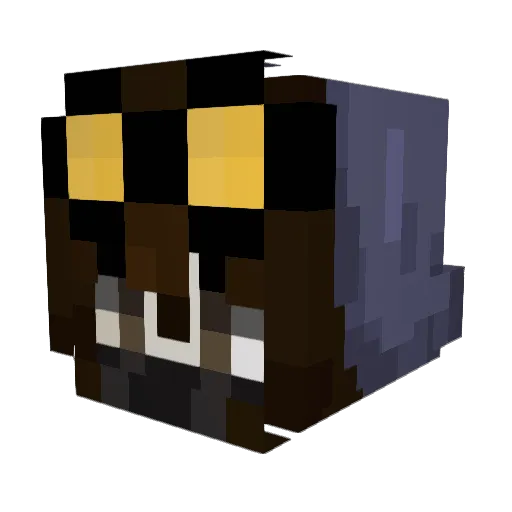 AlitaDeChecho Minecraft avatar head, 3D render