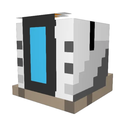 Alite16 Minecraft avatar head, 3D render