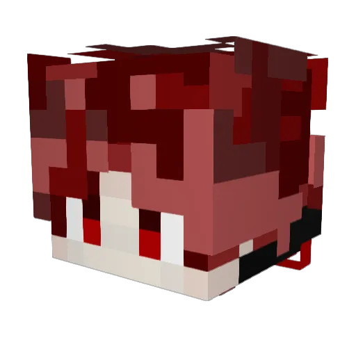 Alithriel Minecraft avatar head, 3D render