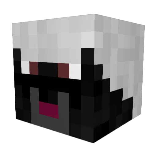 AlittleAshtray Minecraft avatar head, 3D render