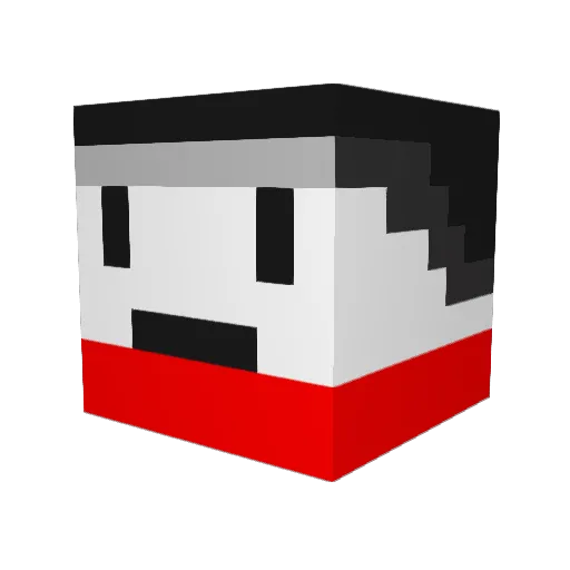 Alittledummy2009 Minecraft avatar head, 3D render