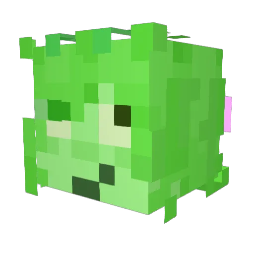 AliveLiam Minecraft avatar head, 3D render