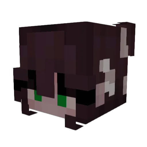 AliveMonster Minecraft avatar head, 3D render