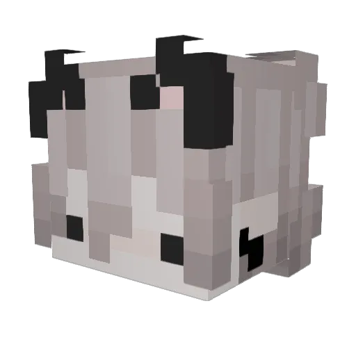 Alivepuma Minecraft avatar head, 3D render