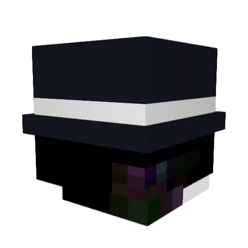 Alivetub Minecraft avatar head, 3D render