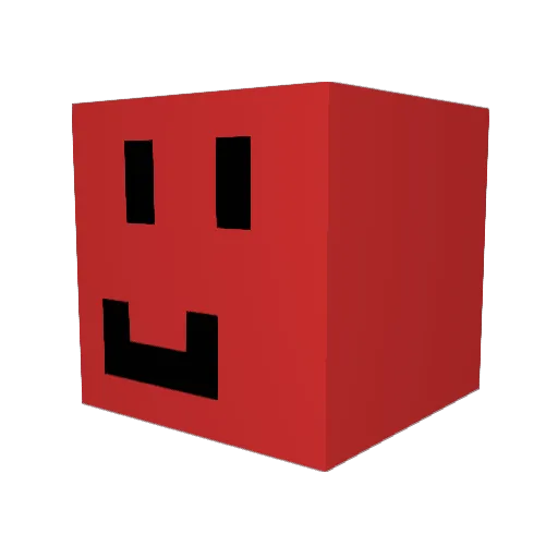 AlixPierre Minecraft avatar head, 3D render