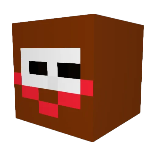 Alixs_3 Minecraft avatar head, 3D render