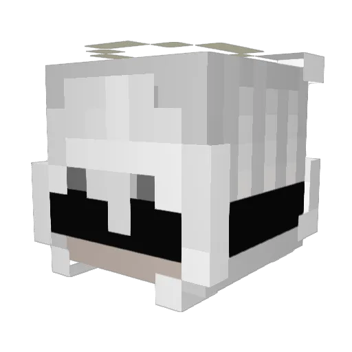 Aliya205 Minecraft avatar head, 3D render