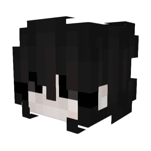 AliyahFae Minecraft avatar head, 3D render