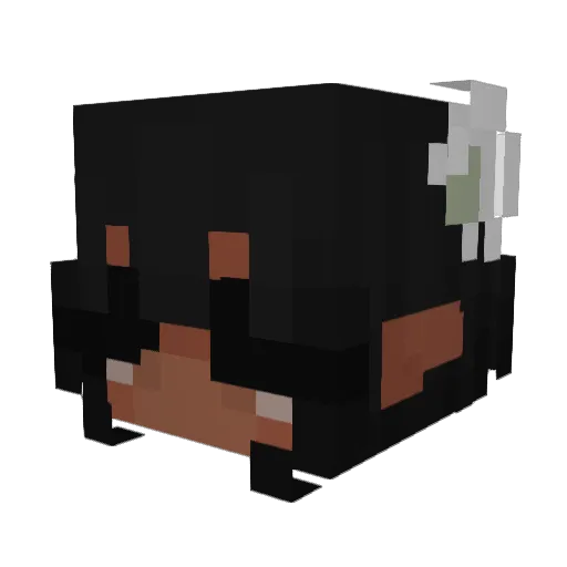 Aliyah_229 Minecraft avatar head, 3D render