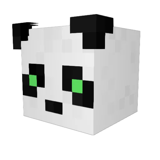 Aliz04 Minecraft avatar head, 3D render