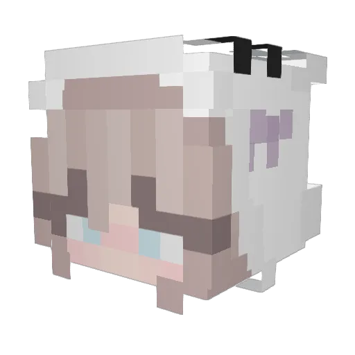 Alka2012 Minecraft avatar head, 3D render