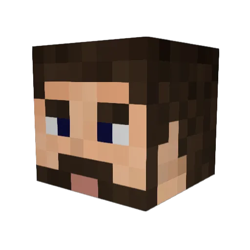 Alkash_192 Minecraft avatar head, 3D render