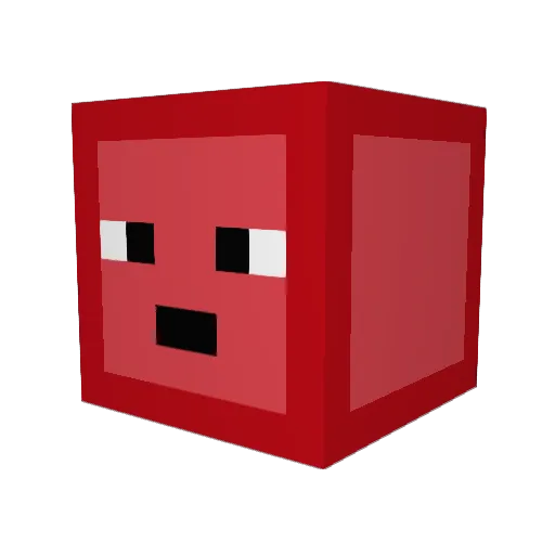 Alkatraz27 Minecraft avatar head, 3D render