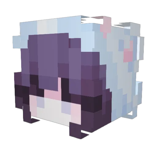 Alkatraze774 Minecraft avatar head, 3D render