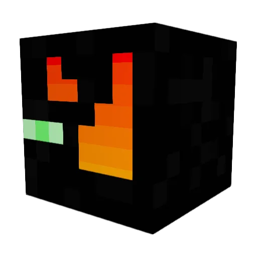 Alkazir Minecraft avatar head, 3D render