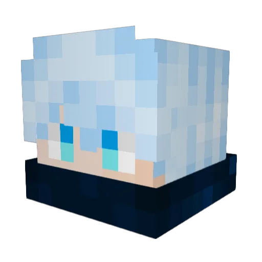 AlkoholProblem11 Minecraft avatar head, 3D render