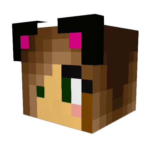 All4LCJ Minecraft avatar head, 3D render