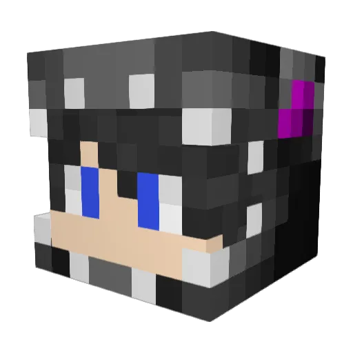 All4PC Minecraft avatar head, 3D render