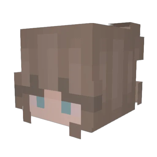 AllAspen Minecraft avatar head, 3D render