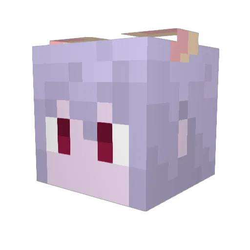 AllAxeUnder Minecraft avatar head, 3D render