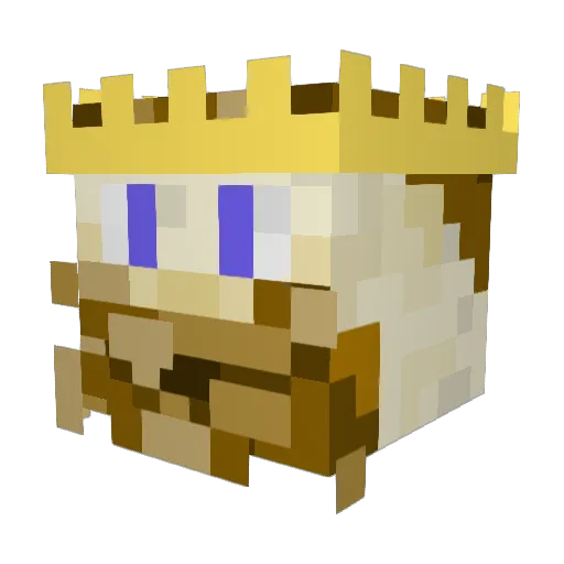 AllDayRevenge Minecraft avatar head, 3D render
