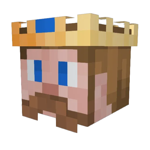 AllFather35 Minecraft avatar head, 3D render