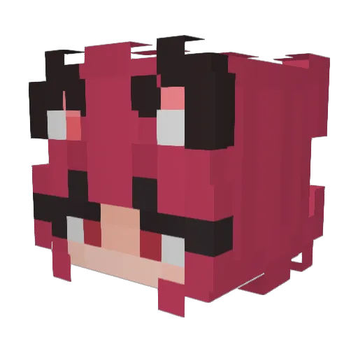 AllGaming3000 Minecraft avatar head, 3D render