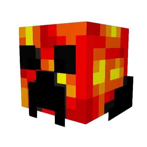 AllMightyCacti Minecraft avatar head, 3D render