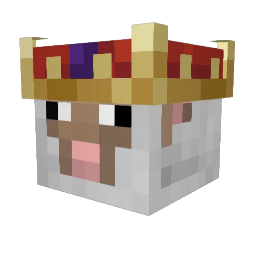 AllOfMyLoveTess Minecraft avatar head, 3D render