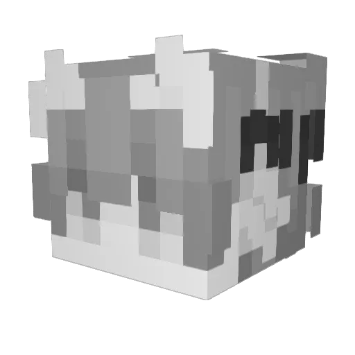 AllRoads Minecraft avatar head, 3D render
