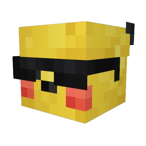 AllWheel1559976 Minecraft avatar head, 3D render