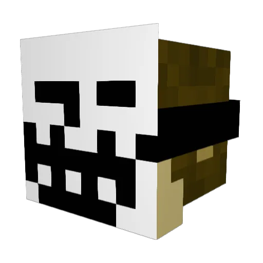 All_Mart Minecraft avatar head, 3D render