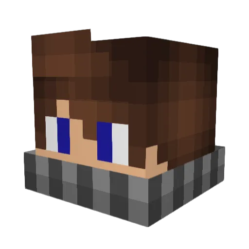 Allan_PvP Minecraft avatar head, 3D render