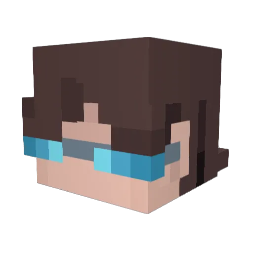 AllanonRune Minecraft avatar head, 3D render