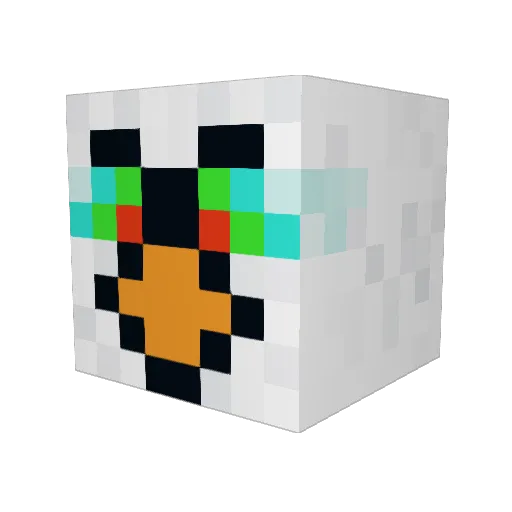 AlldayAlbatross Minecraft avatar head, 3D render