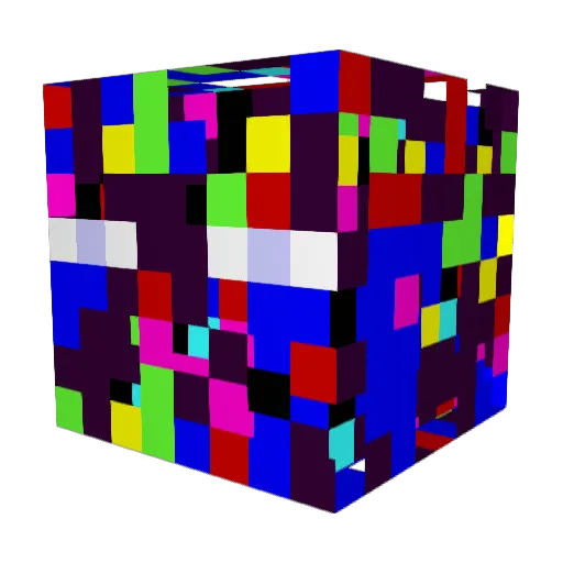 Alle19 Minecraft avatar head, 3D render