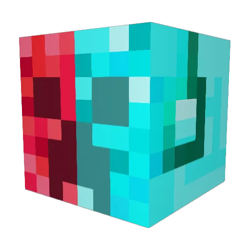 AlleM95 Minecraft avatar head, 3D render