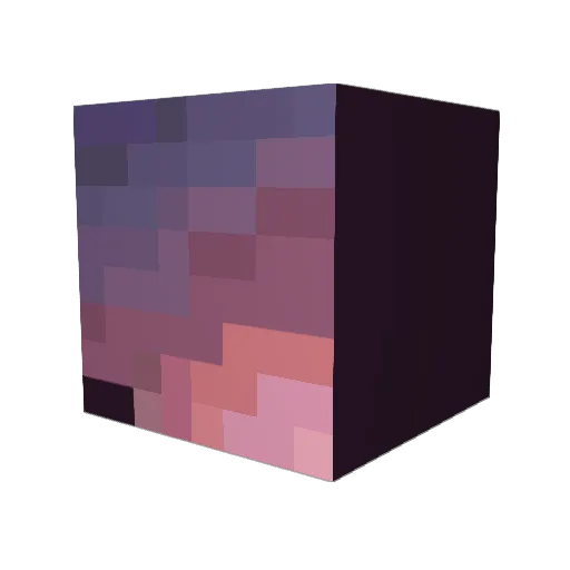 Allebaalle Minecraft avatar head, 3D render