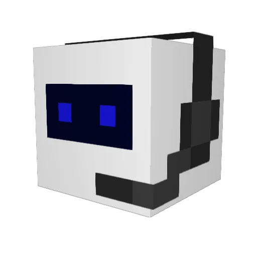 Alleeex Minecraft avatar head, 3D render