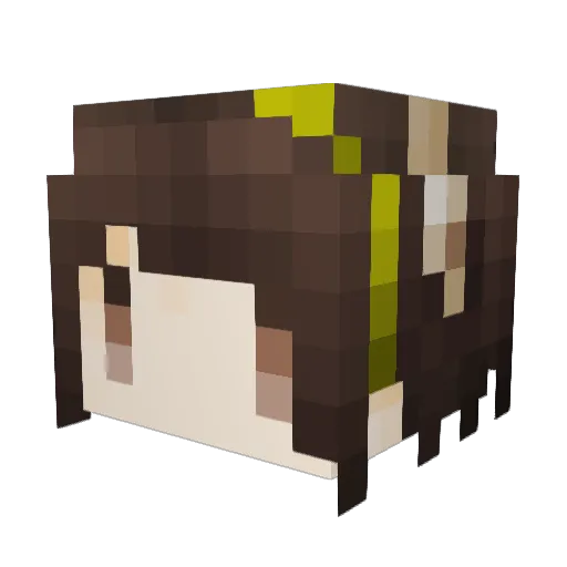 AllenSkip Minecraft avatar head, 3D render