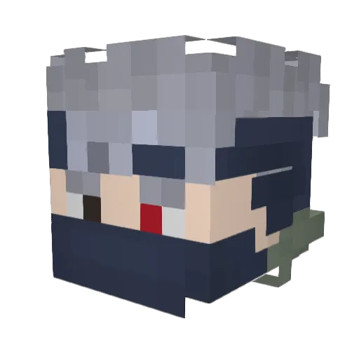 Allenmyer Minecraft avatar head, 3D render