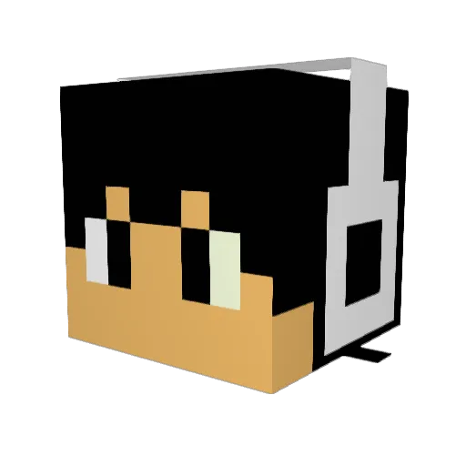 Allerding93 Minecraft avatar head, 3D render