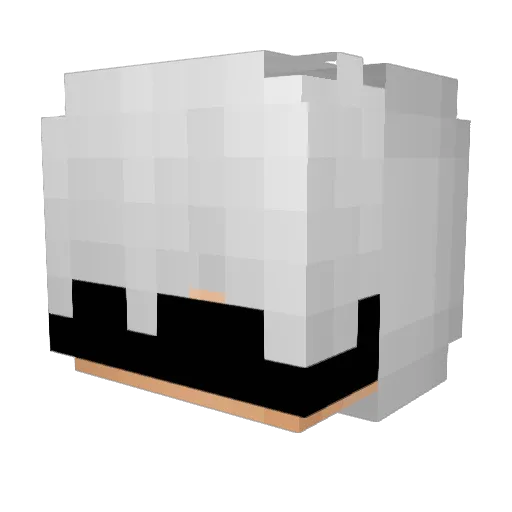AllesAutoclicker Minecraft avatar head, 3D render