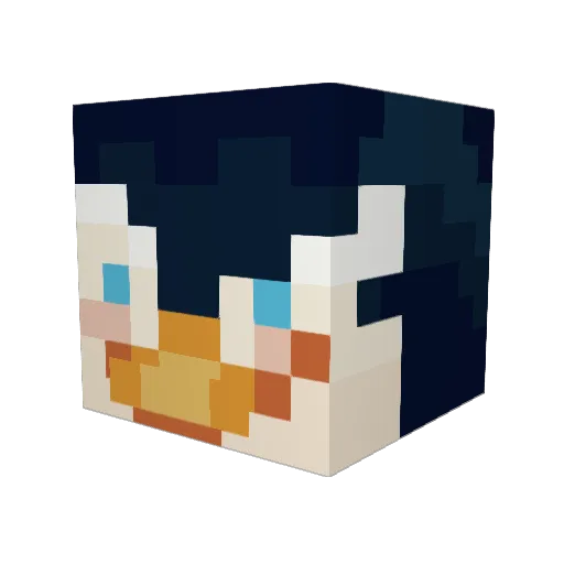 Alles_Mainz Minecraft avatar head, 3D render