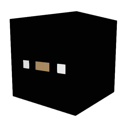 AllieCat55 Minecraft avatar head, 3D render