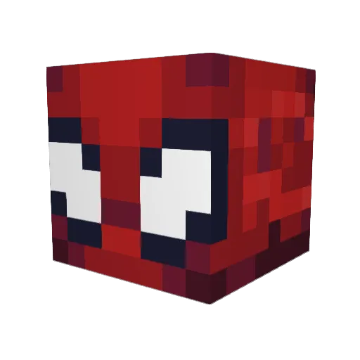 AllieMags22 Minecraft avatar head, 3D render